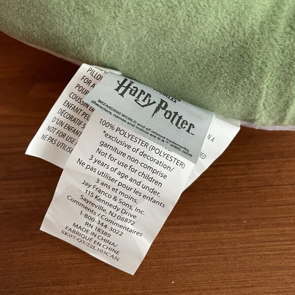 Harry Potter Slytherin Snake Plush Pillow Buddy - Picture 6 of 7